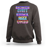 Skibidi Gyatt Sigma Rizz Ohio Sweatshirt - Wonder Print Shop