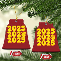 Funny Happy New Year 2025 Christmas Ornament - Wonder Print Shop