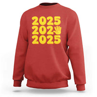 Funny Happy New Year 2025 Sweatshirt - Wonder Print Shop
