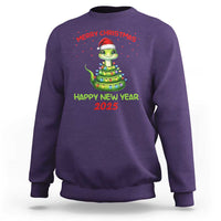 Year Of The Snake 2025 Sweatshirt Merry Christmas And Happy New Year Cute Snake - Wonder Print Shop