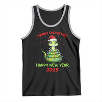 Year Of The Snake 2025 Tank Top Merry Christmas And Happy New Year Cute Snake
