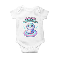 Year Of The Snake 2025 Baby Onesie Cute Snake Happy New Year