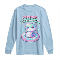 Year Of The Snake 2025 Long Sleeve Shirt Cute Snake Happy New Year
