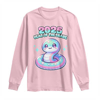 Year Of The Snake 2025 Long Sleeve Shirt Cute Snake Happy New Year