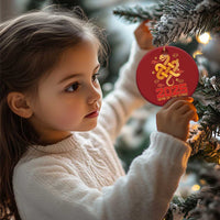 Year Of The Snake 2025 Christmas Ornament Lunar New Year Chinese Traditional - Wonder Print Shop