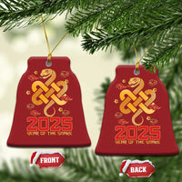 Year Of The Snake 2025 Christmas Ornament Lunar New Year Chinese Traditional - Wonder Print Shop