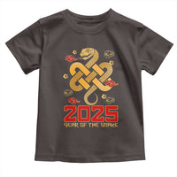 Year Of The Snake 2025 Toddler T Shirt Lunar New Year Chinese Traditional