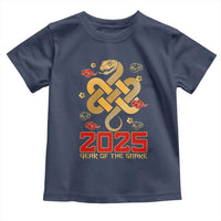 Year Of The Snake 2025 Toddler T Shirt Lunar New Year Chinese Traditional
