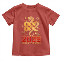 Year Of The Snake 2025 Toddler T Shirt Lunar New Year Chinese Traditional