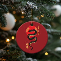 Year Of The Snake 2025 Christmas Ornament Lunar New Year Chinese Snake - Wonder Print Shop