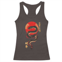 Year Of The Snake 2025 Racerback Tank Top Lunar New Year Chinese Snake