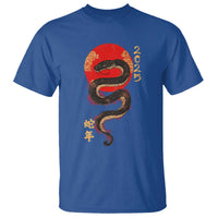Year Of The Snake 2025 T Shirt Lunar New Year Chinese Snake - Wonder Print Shop