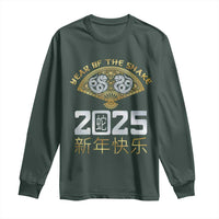 Year Of The Snake 2025 Long Sleeve Shirt Happy New Year Chinese China