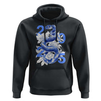Year Of The Snake 2025 Hoodie Chinese New Year Blue Snake