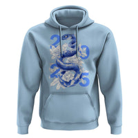 Year Of The Snake 2025 Hoodie Chinese New Year Blue Snake
