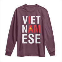 I Am Vietnamese Long Sleeve Shirt Viet Nam Flag Pride
