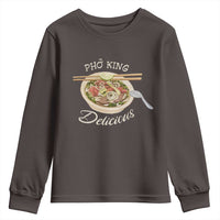 Vietnamese Food Lover Youth Sweatshirt Pho King Delicious