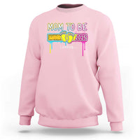 New Mom 2025 Sweatshirt Loading Mom To Be Est 2025 - Wonder Print Shop