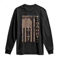 New Dad 2025 Long Sleeve Shirt Promoted To Daddy Est 2025