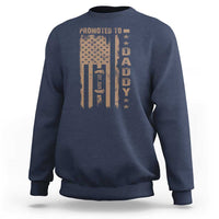 New Dad 2025 Sweatshirt Promoted To Daddy Est 2025 - Wonder Print Shop