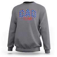 Dad Est 2025 Sweatshirt Patriotic America Flag New Father