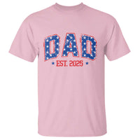 Dad Est 2025 T Shirt Patriotic America Flag New Father - Wonder Print Shop