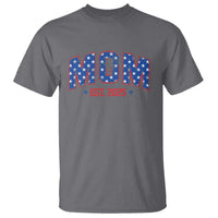 Mom Est 2025 T Shirt Patriotic America Flag New Mother - Wonder Print Shop