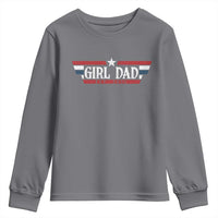 Girl Dad Est 2025 Youth Sweatshirt New Dad Of Little Girl Daughter