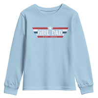 Girl Dad Est 2025 Youth Sweatshirt New Dad Of Little Girl Daughter