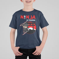 Ninja T Shirt For Kid In Training Cool Warrior Kids Boy Man Ninjutsu - Wonder Print Shop