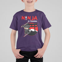 Ninja T Shirt For Kid In Training Cool Warrior Kids Boy Man Ninjutsu - Wonder Print Shop