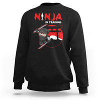 Ninja Sweatshirt In Training Cool Warrior Kids Boy Man Ninjutsu - Wonder Print Shop