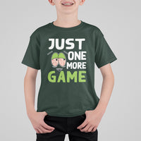 Funny Video Gamer T Shirt For Kid Just One More Game Kids Boys Man - Wonder Print Shop