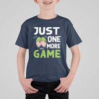 Funny Video Gamer T Shirt For Kid Just One More Game Kids Boys Man - Wonder Print Shop