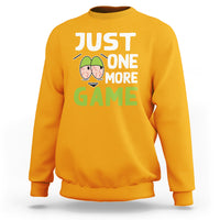 Funny Video Gamer Sweatshirt Just One More Game Kids Boys Man - Wonder Print Shop