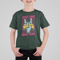 Funny Video Gamer T Shirt For Kid Just One More Game Skeleton Kids Boys Man - Wonder Print Shop