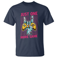 Funny Video Gamer T Shirt Just One More Game Skeleton Kids Boys Man - Wonder Print Shop