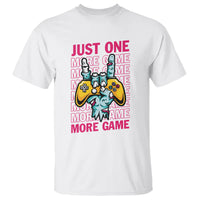 Funny Video Gamer T Shirt Just One More Game Skeleton Kids Boys Man - Wonder Print Shop
