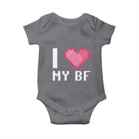 Funny Girlfriend Baby Onesie I Love My BF Boyfriend Valentines
