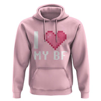 Funny Girlfriend Hoodie I Love My BF Boyfriend Valentines