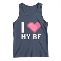 Funny Girlfriend Tank Top I Love My BF Boyfriend Valentines