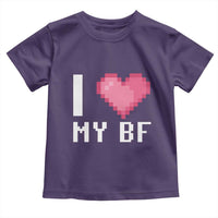 Funny Girlfriend Toddler T Shirt I Love My BF Boyfriend Valentines
