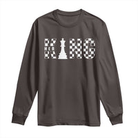 Her King Chess Couple Matching Long Sleeve Shirt