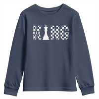 Her King Chess Couple Matching Youth Sweatshirt