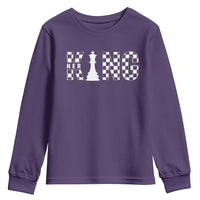Her King Chess Couple Matching Youth Sweatshirt
