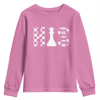 His Queen Chess Couple Matching Youth Sweatshirt