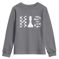 His Queen Chess Couple Matching Youth Sweatshirt