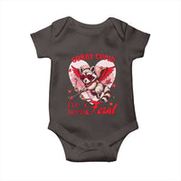 Funny Valentine's Day Baby Onesie Sorry Cupid I've Been Feral Raccoon