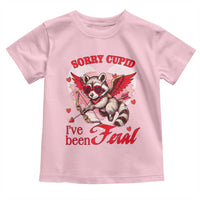Funny Valentine's Day Toddler T Shirt Sorry Cupid I've Been Feral Raccoon