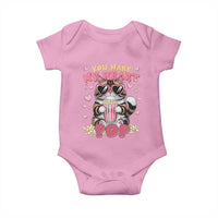 Funny Valentine's Day Baby Onesie You Make My Heart Pop Cute Cat Popcorn